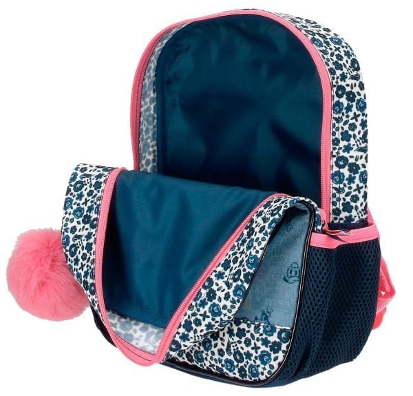4532121 mochila escolar minnie azul rosa joummabags