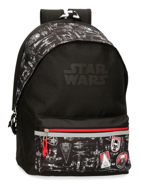 2442421 mochila escolar Star Wars negra joummabags