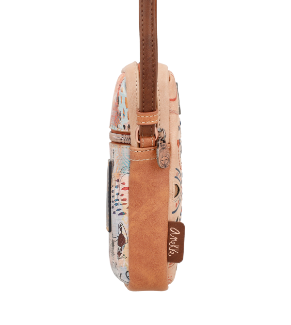 36623-908 Bolso bandolera mini móvil sintético estampado Menire Tribe Anekke