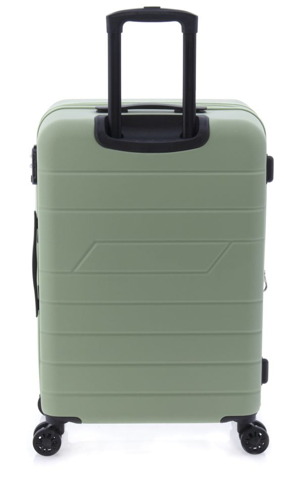 431102 maleta trolley mediana ligera ABS cuatro ruedas cierre TSA Mambo gladiator verde menta