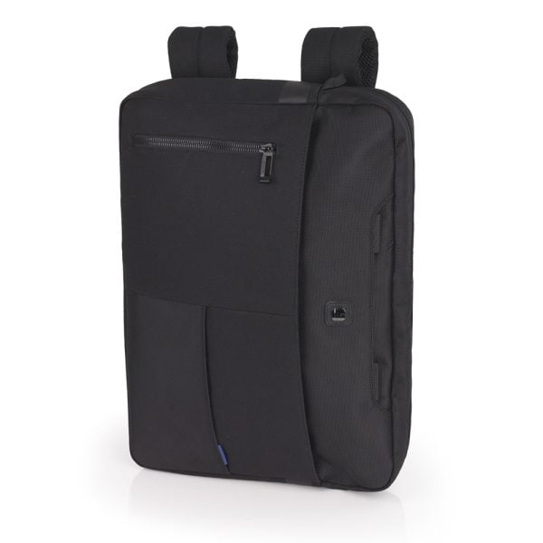 412810 Cartera portadocumentos mochila impermeable Intro Gabol negro