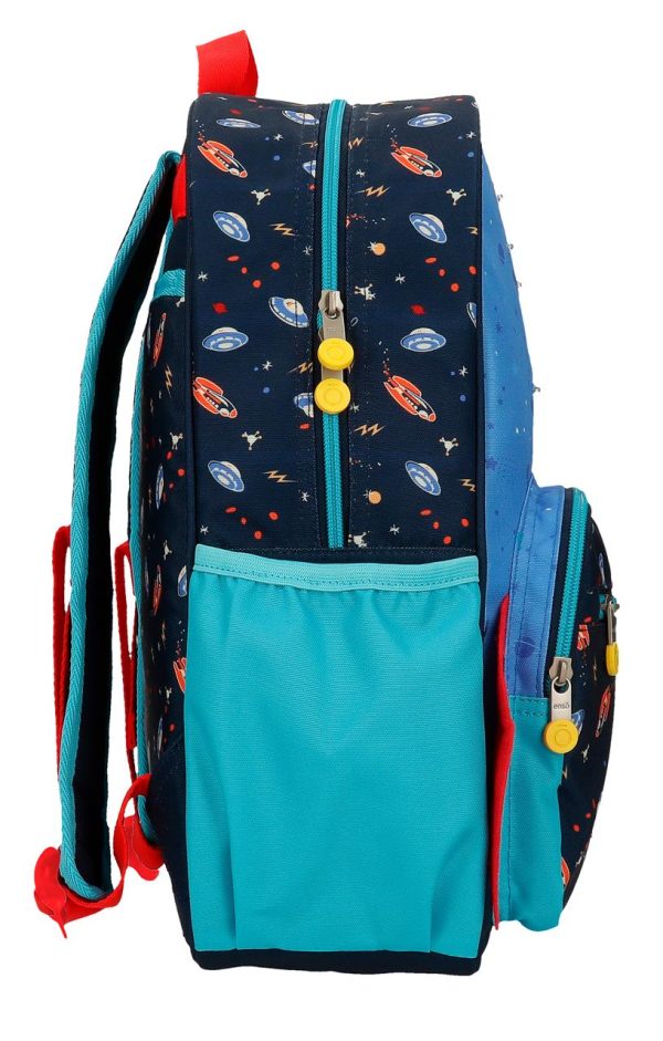 95924 mochila escolar bolsillo ovni joummabags azul marino