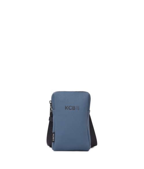 3009-1 bolso bandolera mini móvil sintético vegano Drouth KCB azul