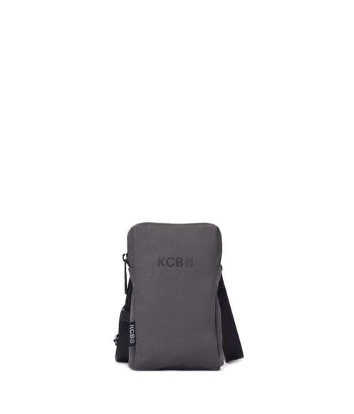 3009-1 bolso bandolera mini móvil sintético vegano Drouth KCB gris