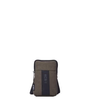 3016 bolso bandolera mini movil franja vegano verde kaki