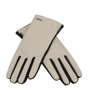 37700-542 guantes nylon forro polar letras Anekke taupe negro