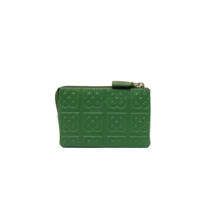 300012bz monedero llavero pequeño tres departamentos piel panot BCN soniline verde_