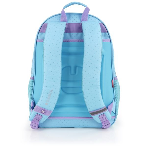 234096 mochila escolar lentejuelas Fantasy Gabol celeste