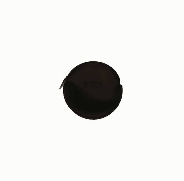 81_px monedero cremallera redondo pequeño Pielnoble negro