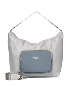3401 bolso hombro bandolera bolsillo bicolor spark kcb temprado gris