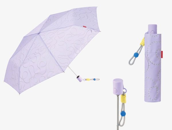 35258 paraguas plegable automático abrir cerrar windproof abrir cerrar Bisetti lila