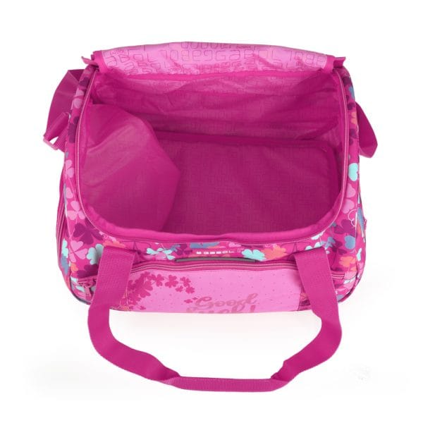 235897 bolsa de viaje deporte tréboles clover gabol temprado fucsia interior
