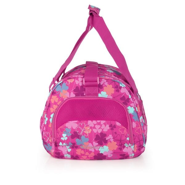 235897 bolsa de viaje deporte tréboles clover gabol temprado fucsia lateral