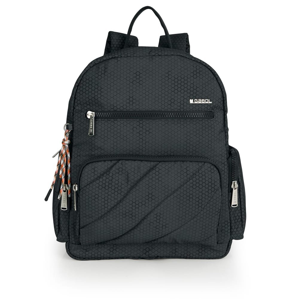 603752 mochila bolsillos nylon Aitana Gabol temprado gris