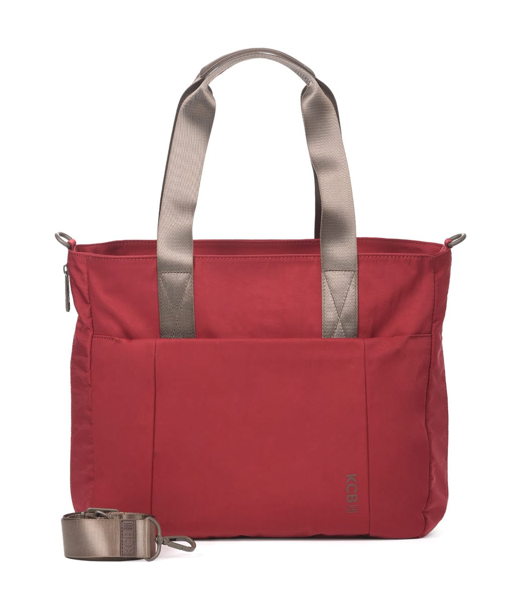 3525 bolso shopping dos asas bandolera nylon Ballon KCB cereza