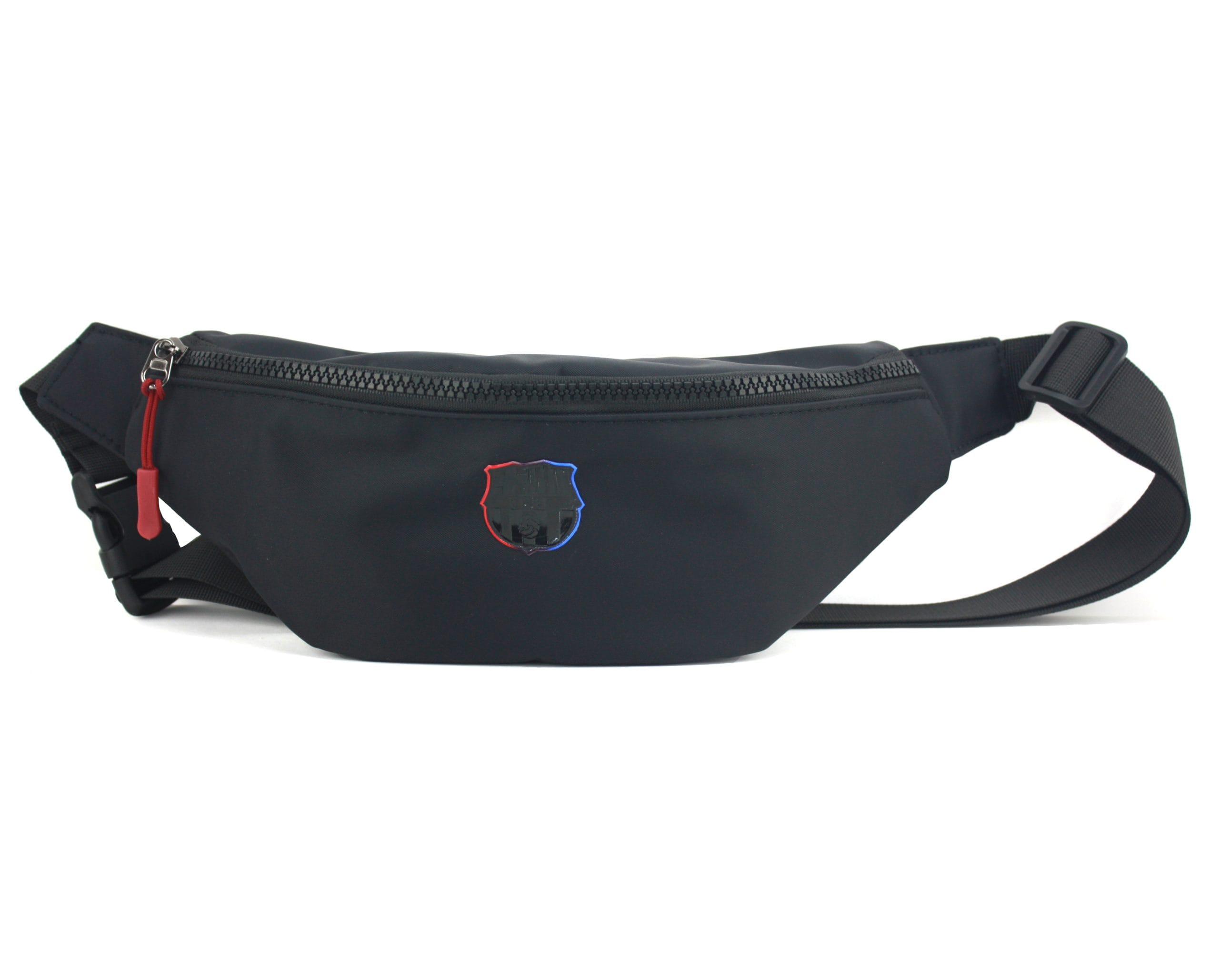 40 riñonera bandolera nylon escudo barça isafi negro detrás