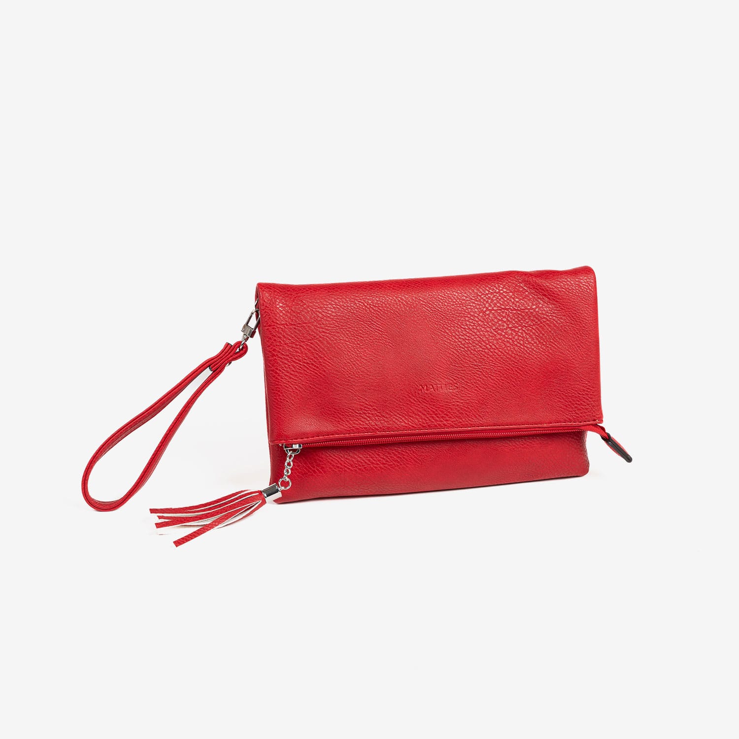 21847_50 bolso cartera de mano bandolerera solapa palno sintético matties bags temprado rojo
