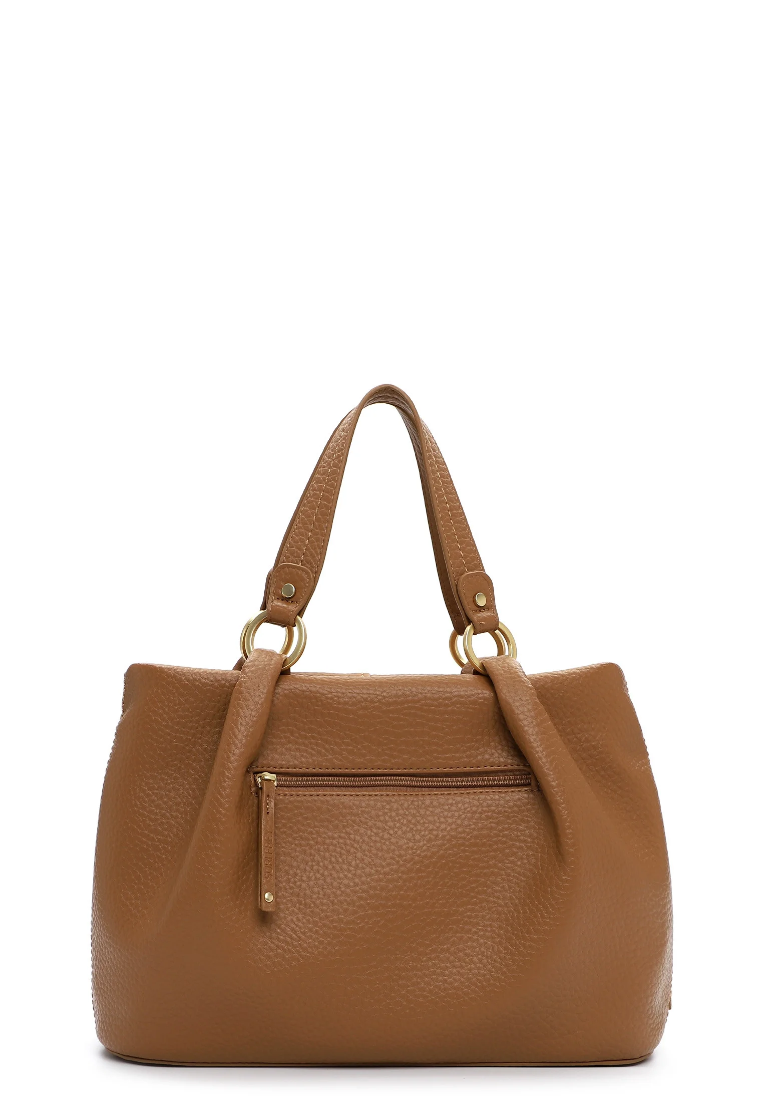 7144 bolso de mano bandolera sintético suri frey temprado camel detrás