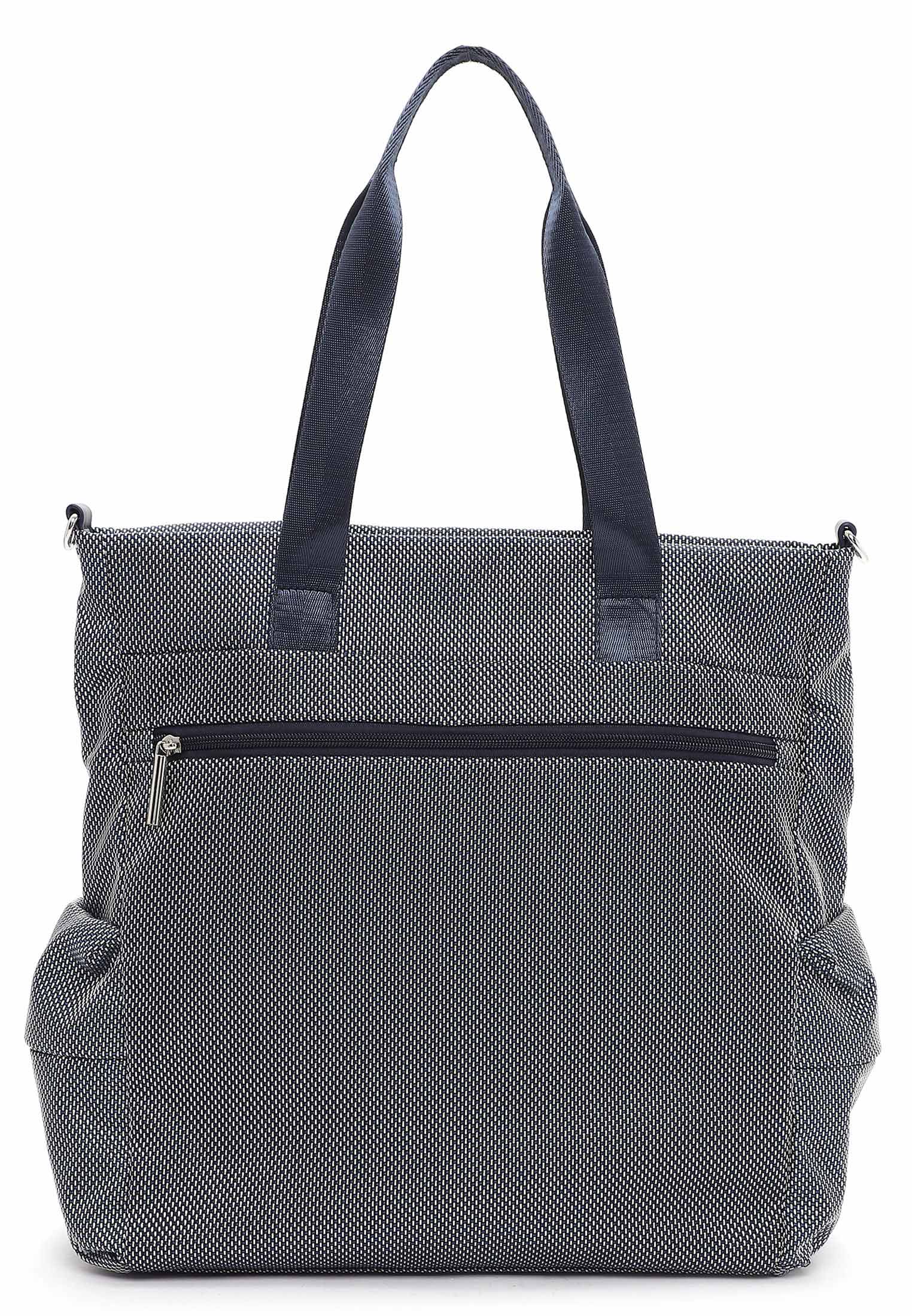 18013 bolso shopping dos asas bandolera nylon Suri frey temprado azul detrás