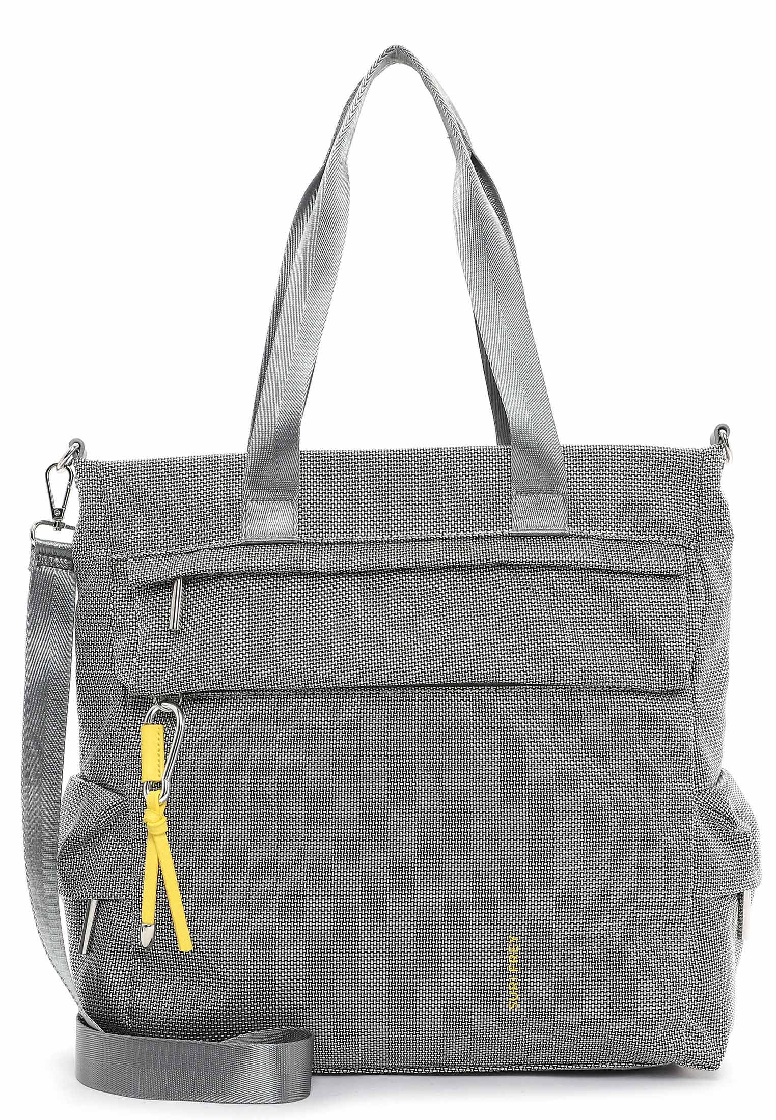 18013 bolso shopping dos asas bandolera nylon Suri frey temprado gris