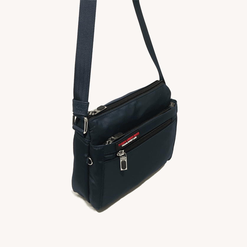 2014 bolso bandolera pequeño nylon tiger temporado azul lateral