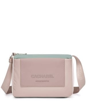 261005 bolso bandolera multicolor nylon cacharel temprado beig