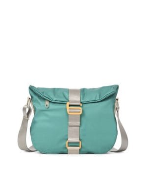 3611 bolso bandolera antirrobo solapa nylon chain temprado verde
