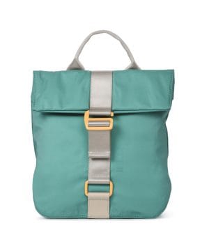 3612 mochila antirrobo solapa nylon chain KCB temprado verde