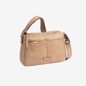 20194 bolso bandolera dos departamentos sintético new classic matties bags camel