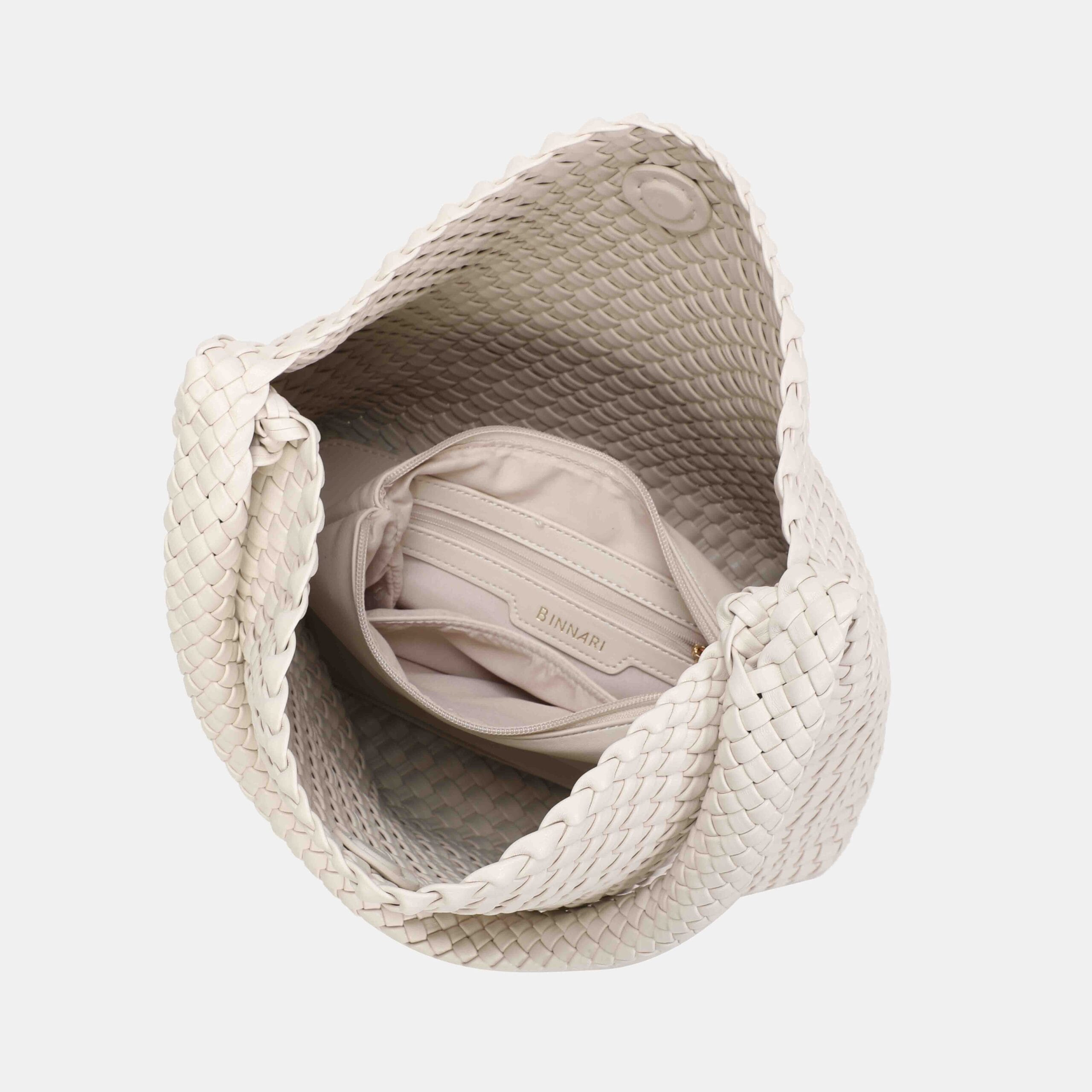 21032 bolso hombro sintético trenzado lira binnari temprado hielo