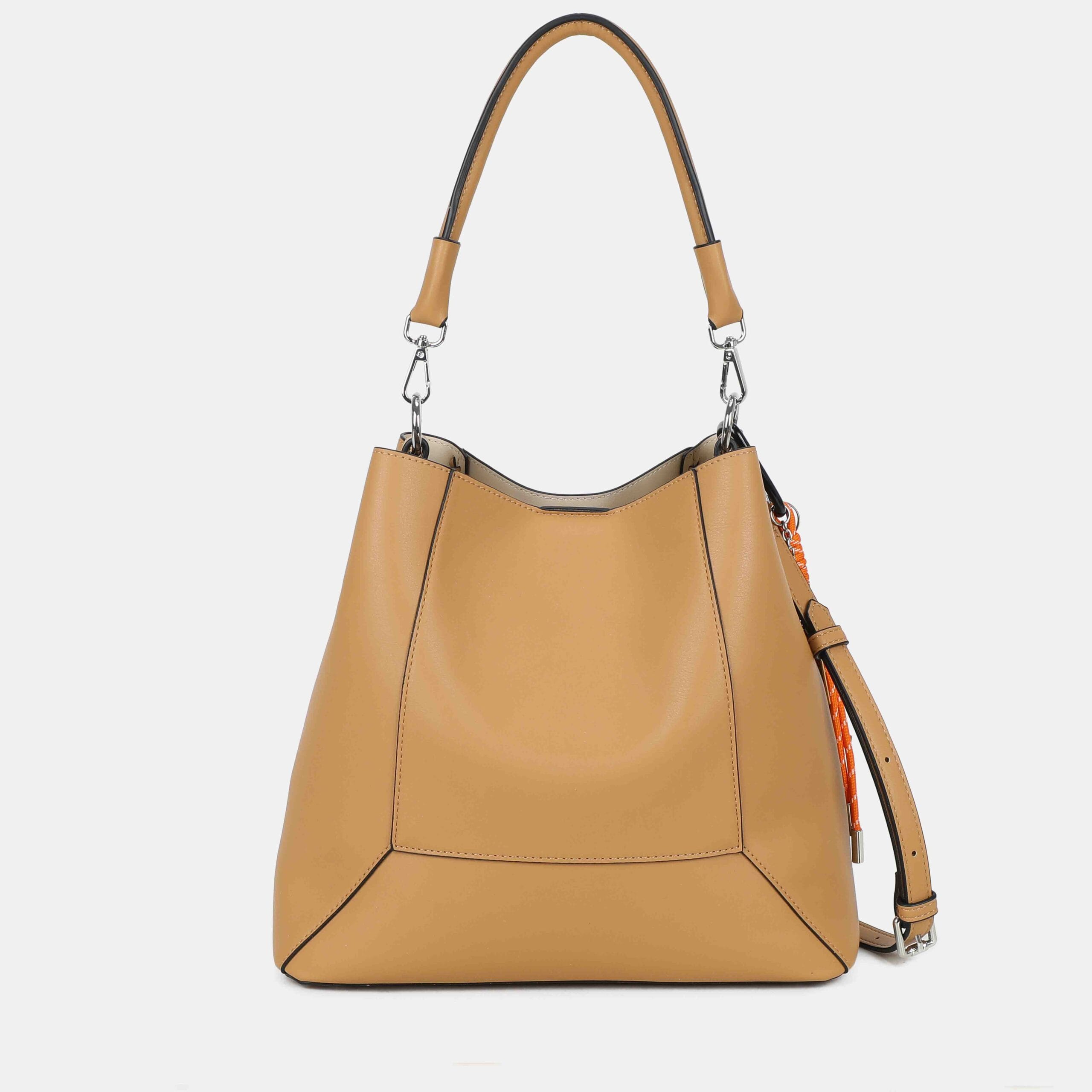 21142 bolso hombro bandolera sintético vega binnari temprado camel