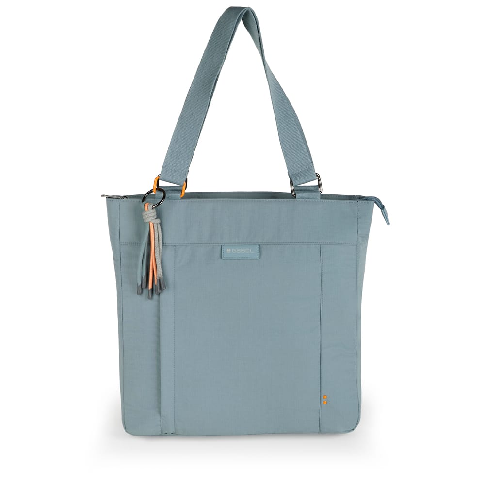 604835 Bolso shopping grande dos asas nylon nerea gabol temprado aqua