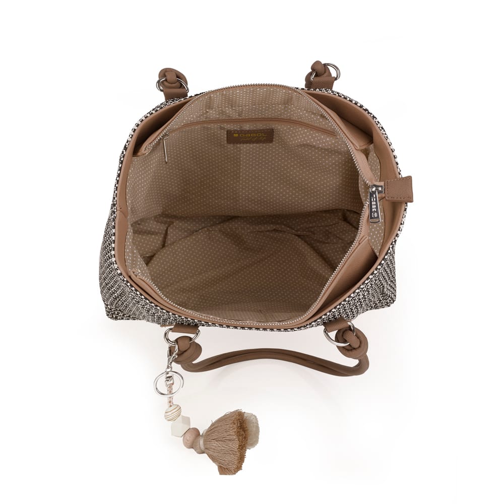 Bolso shopping rafia Dolce Gabol - Imagen 2