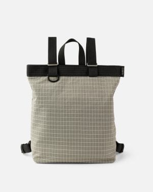 GRI3-mochila-cuadritos-nylon-Grid-slang-temprado-kaki
