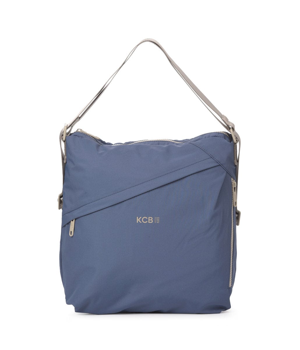 3622_Bolso mochila bolsillo diagonal nylon zig KCB Temprado azul
