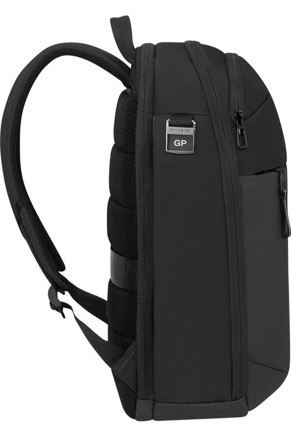 ks6 003 mochila portadocumentos portátil 15,6" nylon moderny samsonite negro lateral