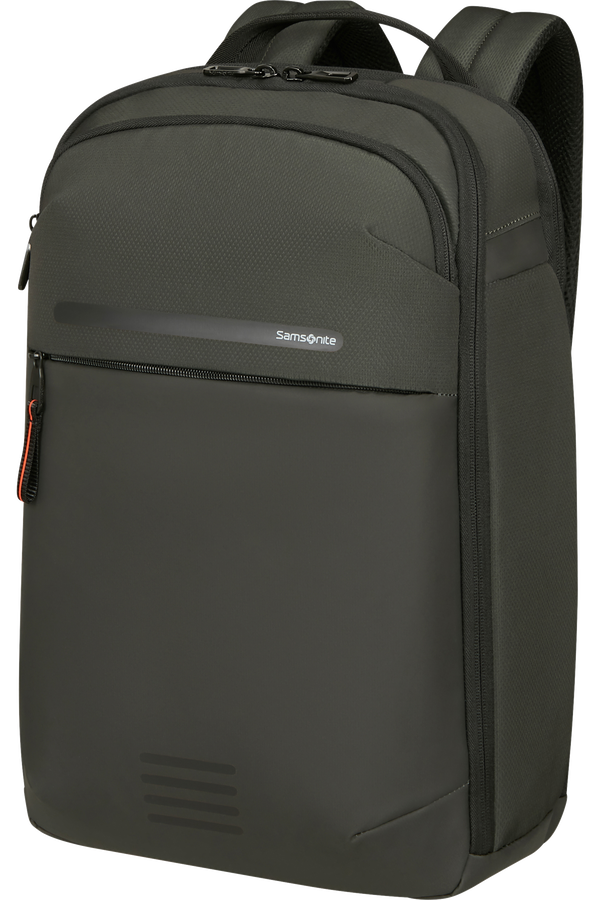 ks6 003 mochila portadocumentos portátil 15,6" nylon moderny samsonite verde lateral