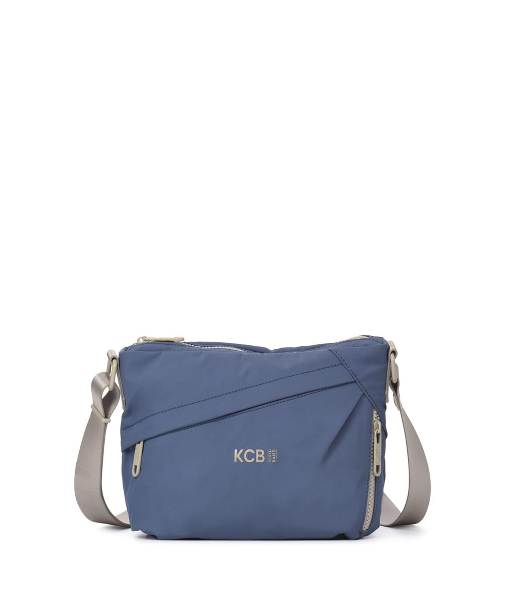 KCB_3620_Bolso bandolera bolsillo diagonal nylon zig KCB Temprado azul