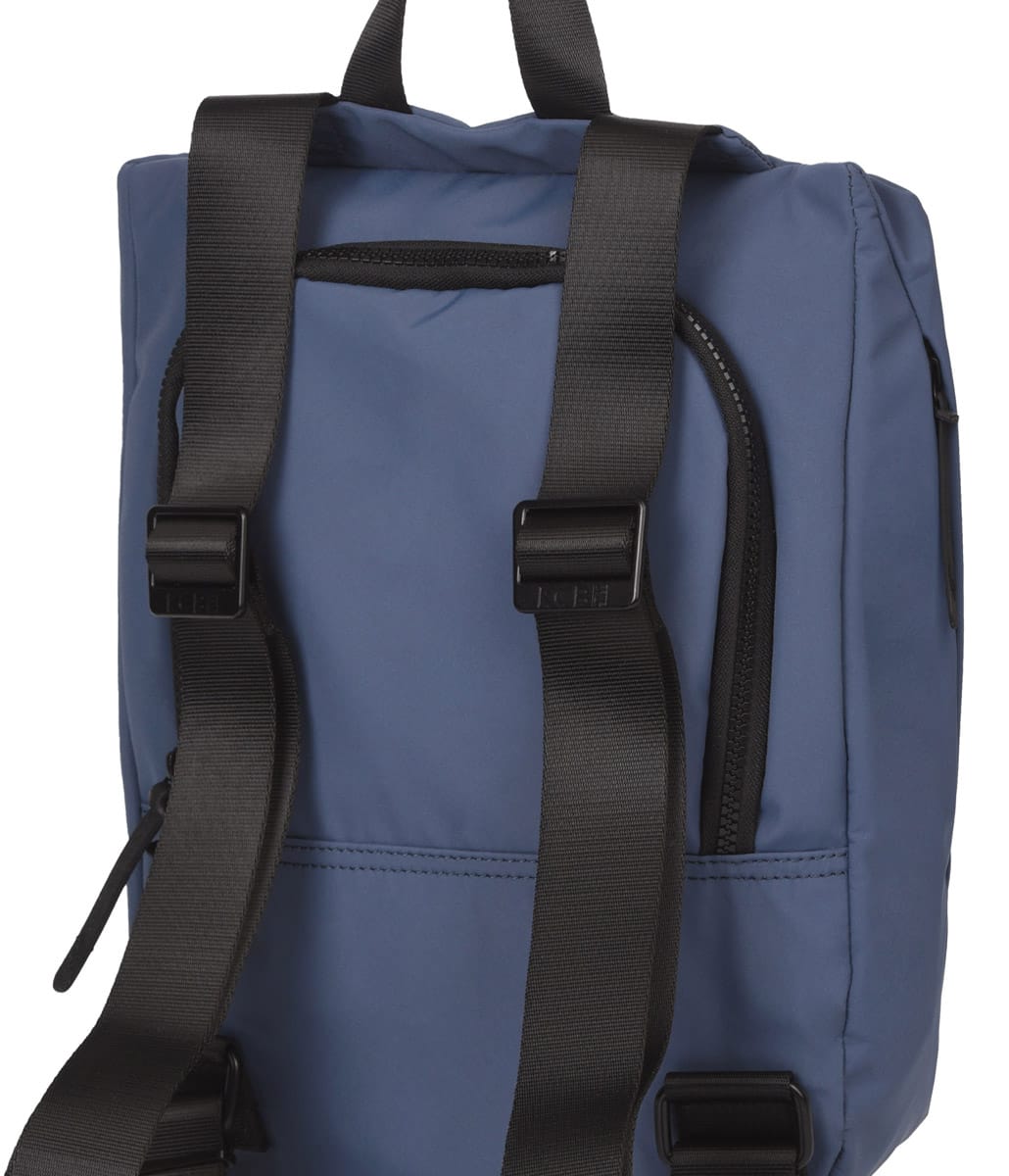3642 mochila antirrobo nylon cloud KCB azul detrás