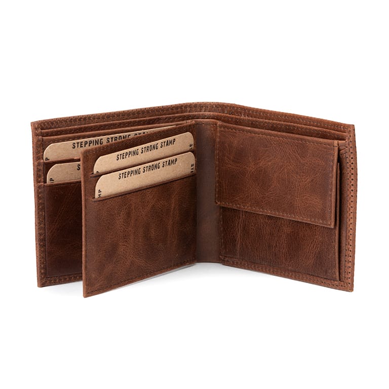 5186 cartera tarjetero monedero americana piel puntos ara stamp Temprado cuero interior