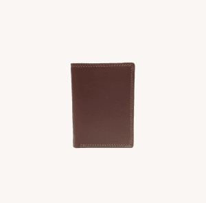 53458 cartera billetero tarjetero piel fresno temprado marrón