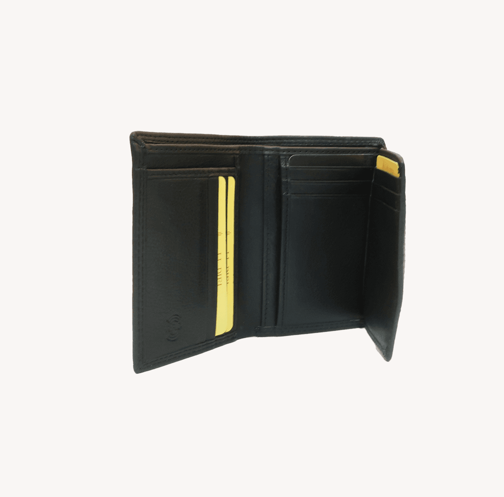 53487 cartera billetero tarjetero piel fresno temprado negro interior