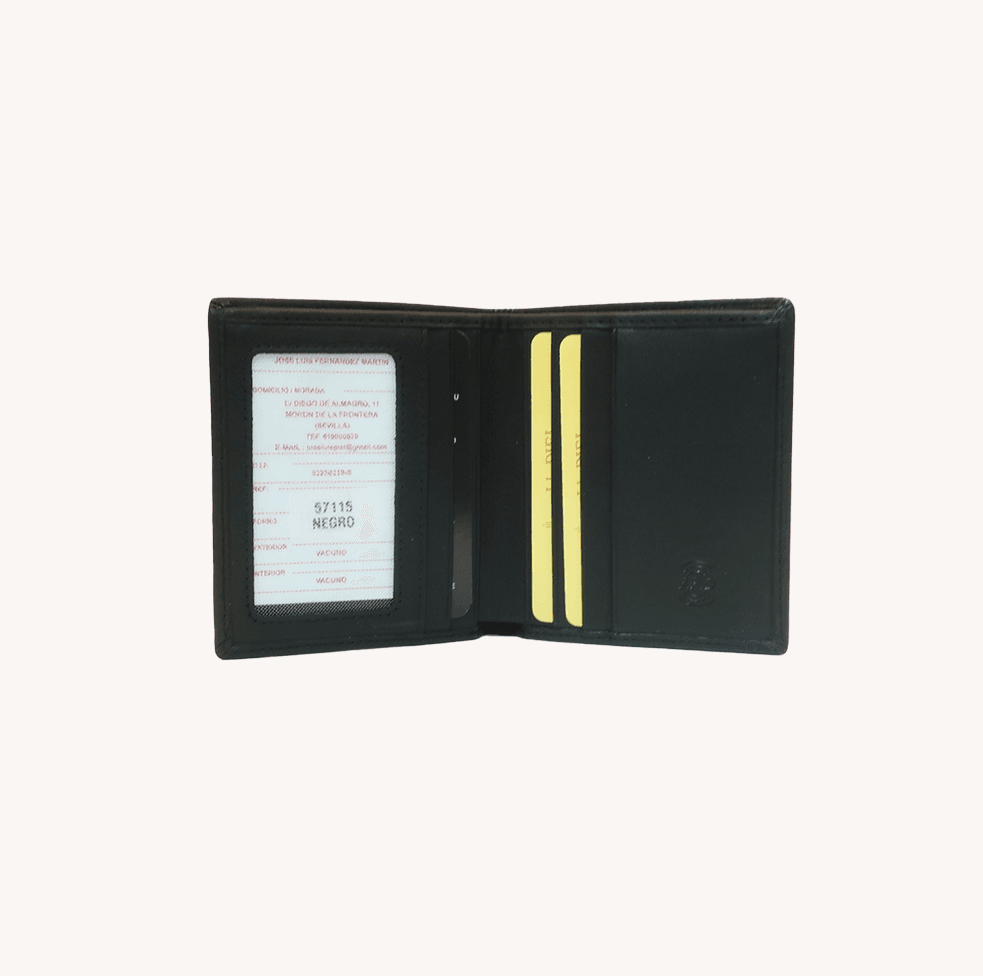 57115_T cartera billetero tarjetero piel fresno temprado negro interior