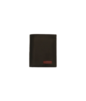 210_7 cartera billetero tarjetero pequeña bicolor piel naylor temprado negro