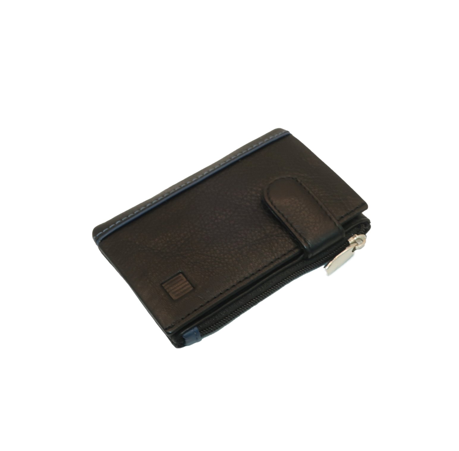 30111 monedero tarjetero cremallera pequeño piel chloe temprado negro 2