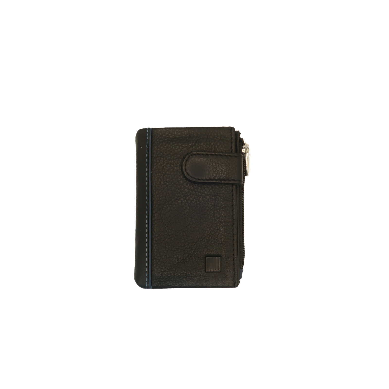 30111 monedero tarjetero cremallera pequeño piel chloe temprado negro