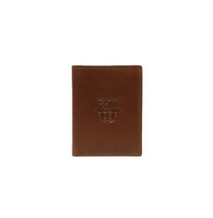 2428 cartera billetero tarjetero piel escudo barça isafi temprado cuero